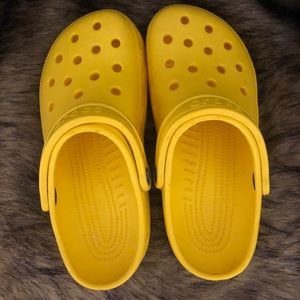 Yellow crocs